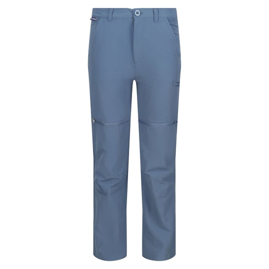 Regatta Childrens/Kids Highton Stretch Zip-Off Walking Trousers (Coronet Blue)