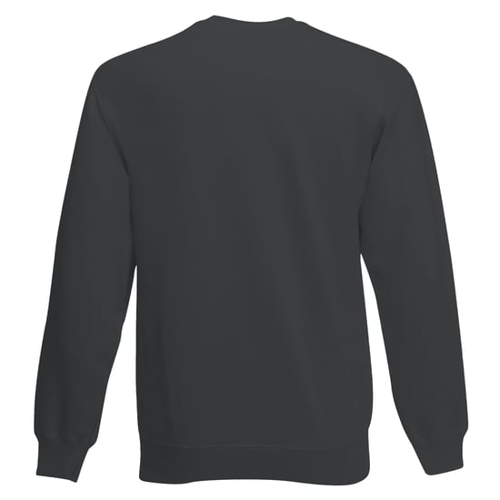 Fruit Of The Loom Mens Set-In Belcoro® Yarn Sweatshirt (Light Graphite) - Image 2