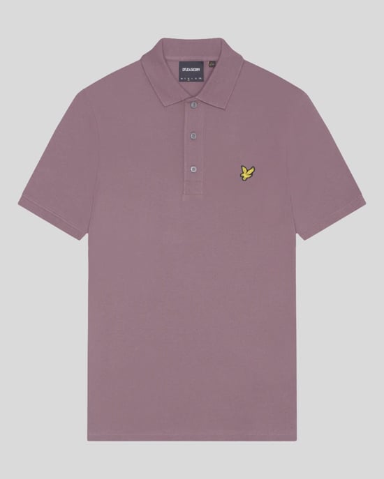 Polo violeta malva Highland con logo en el pecho de Lyle & Scott - Image 5