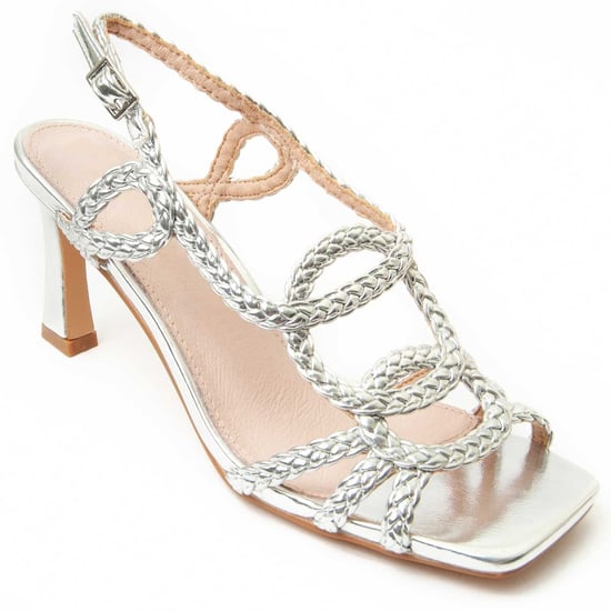 Sandalía de Tacón Montevita Sandal21 en Plata - Image 3