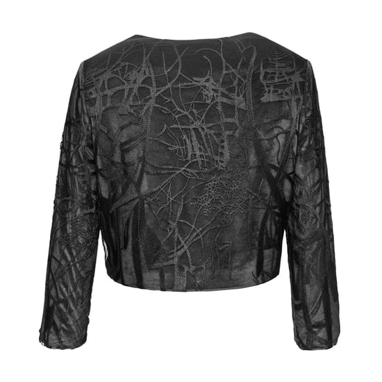 Short lace and velvet jacket - Image 5