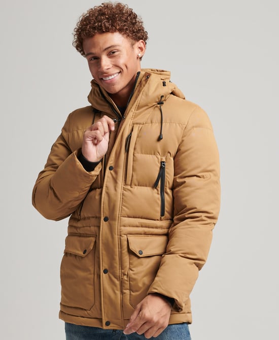 Superdry Microfibre Expedition Parka Jacket - Image 1