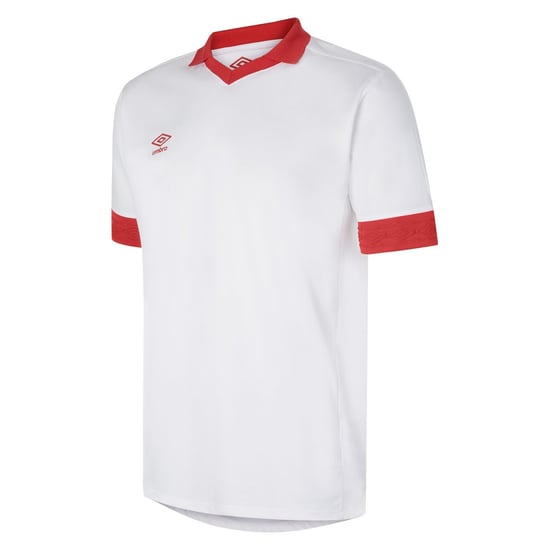 Umbro Mens Tempest Jersey (White/Vermillion) - Image 1