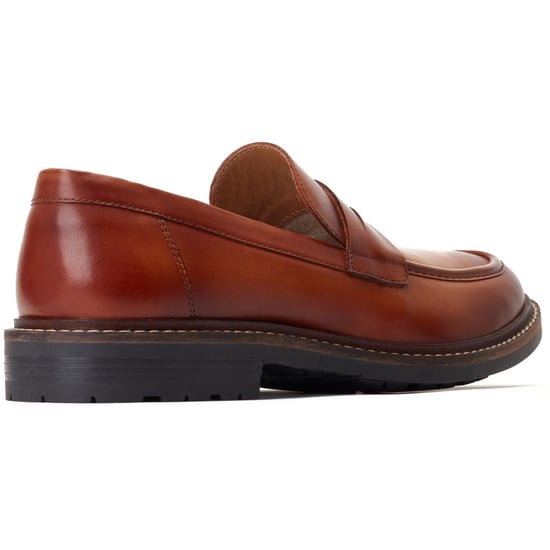 Base London Ivey Leather Men's Burnt Tan Loafers - Image 2