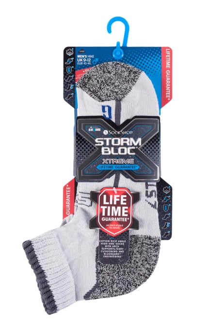 Calcetines de trekking Storm Bloc de algodón para hombre, altos y tobilleros - Image 2