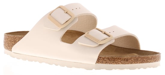 Birkenstock Womens Flat Sandals Arizona Slip On eggshell - Image 1