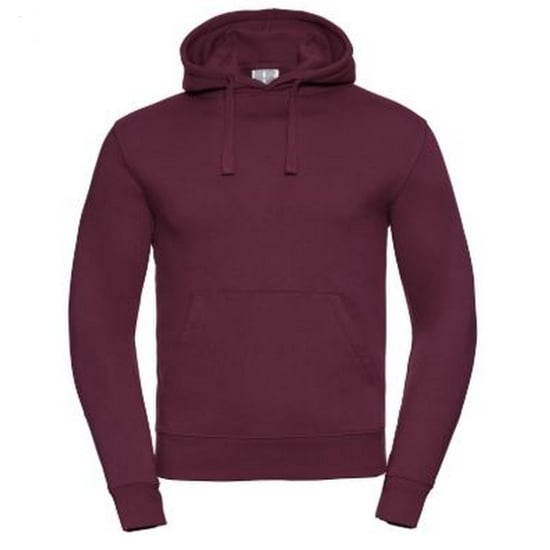 Russell Mens Authentic Hooded Sweatshirt / Hoodie (Burgundy) - Image 1