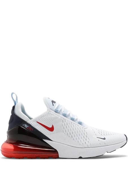 Zapatillas Nike Air Max 270, Blanco/Rojo Chile-Marino Noche - Image 1