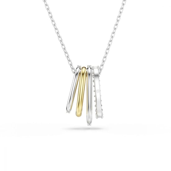 Swarovski 'Hyperbola' Women's Base Metal Necklace - Silver/Gold 5696626 - Image 4