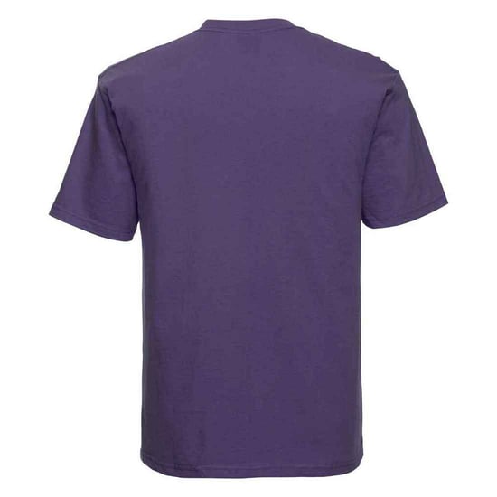 Russell Mens Classic Ringspun Cotton T-Shirt (Purple) - Image 2