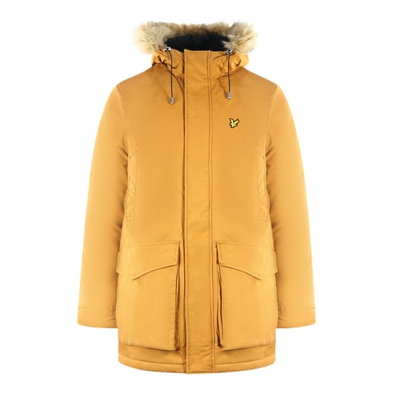 Chaqueta de invierno de microfibra polar color caramelo de Lyle & Scott - Image 1