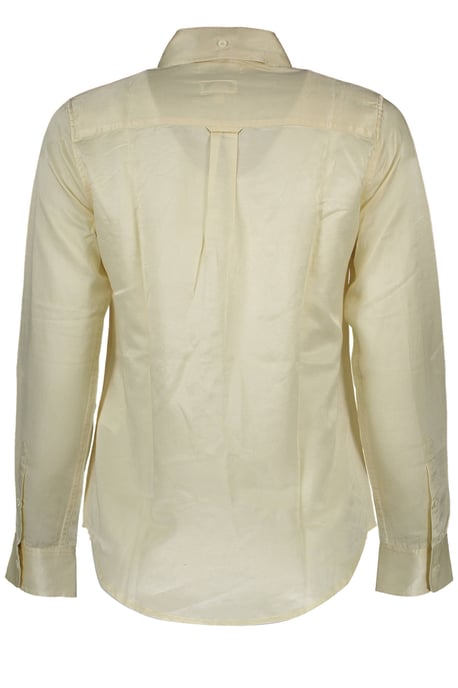 Camisa de algodón beige para mujer Gant - Image 2