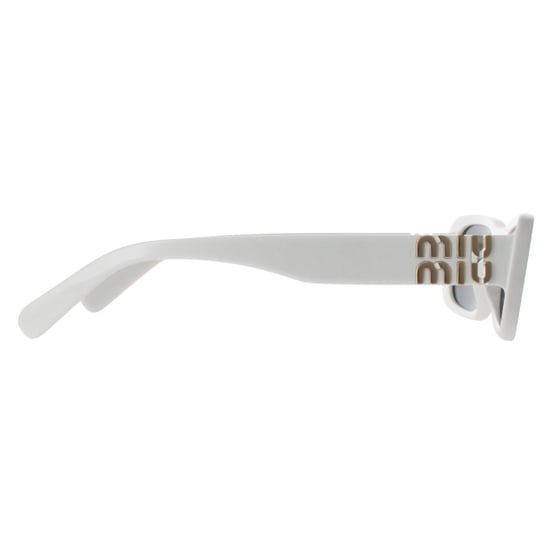 Miu Miu Rectangle Womens White Ivory Dark Grey MU08ZS