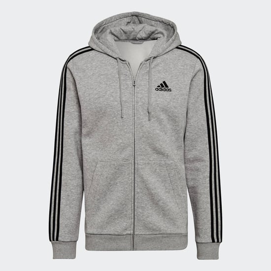Essentials Fleece 3-Stripes Full-Zip Hoodie - Image 3