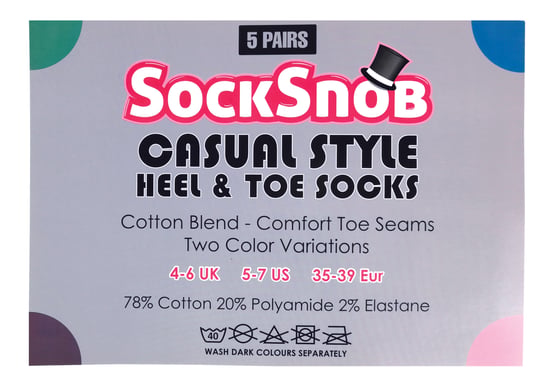 Sock Snob® - Calcetines de algodón para mujer en multipack - Image 2