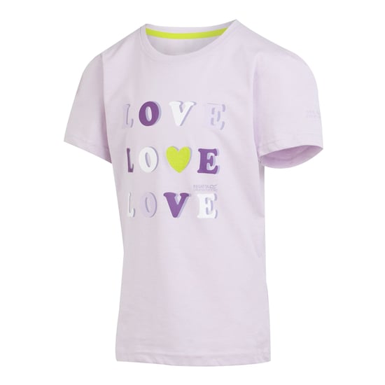Regatta Childrens/Kids Bosley VII Heart T-Shirt (Lilac Frost) - Image 3