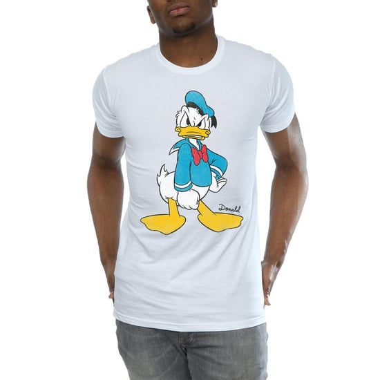 Disney Mens Donald Duck Angry T-Shirt (White)