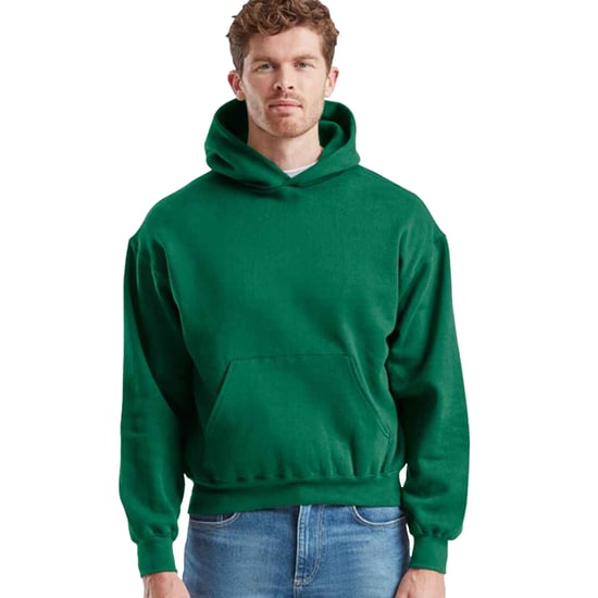 Fruit of the Loom Mens Supercotton Cotton Hoodie (College Green) - Image 1