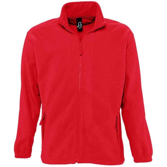 SOLS Unisex Adult North Fleece Jacket (Red) - Image 1