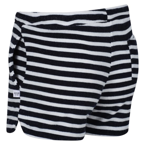 Regatta Childrens/Kids Dayana Towelling Stripe Casual Shorts (Navy/White)