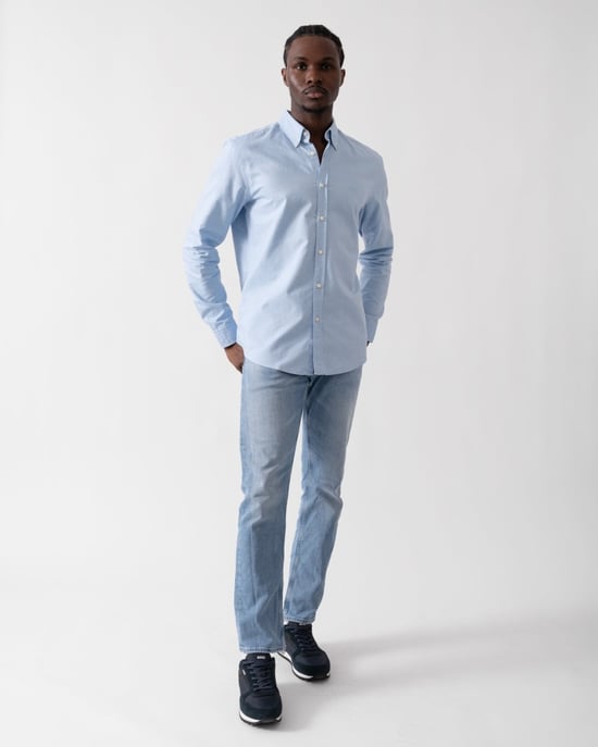 Camisa de Manga Larga BOSS Orange Rickert para Hombre - Image 3