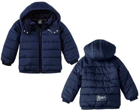 Puma Mini Cat Kids Navy Padded Jacket - Image 1