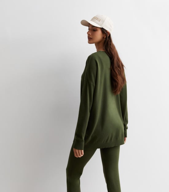 Camiseta Oversized de Cuello Redondo de Tacto Suave - Image 3