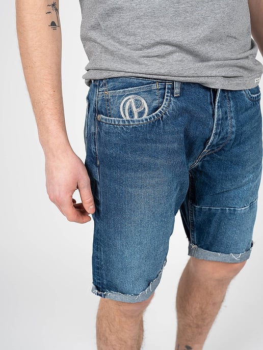 Pepe Jeans Pantalón Corto Callen Reclaim Hombre Azul - Image 6