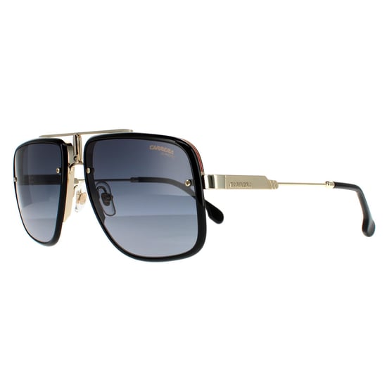 Gafas de sol Carrera Aviator para hombre en oro, negro y gris degradado - Image 2