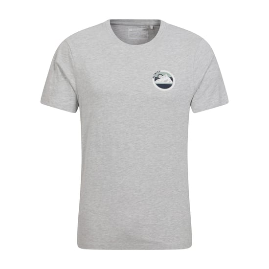 Mountain Warehouse Mens Keswick Mountain Cotton T-Shirt (Grey) - Image 1
