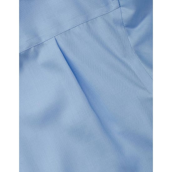 Russell Collection Mens Short Sleeve Ultimate Non-Iron Shirt (Bright Sky) - Image 3