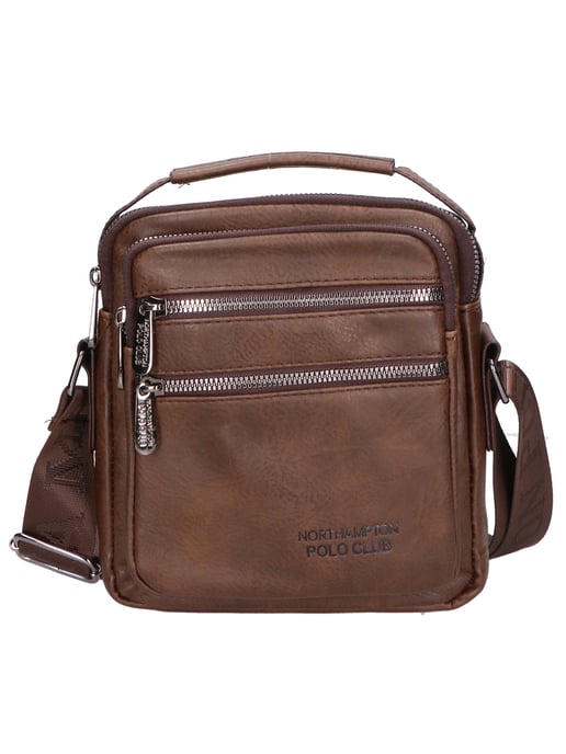 Northampton Polo Club shoulder bag Men COFFEE