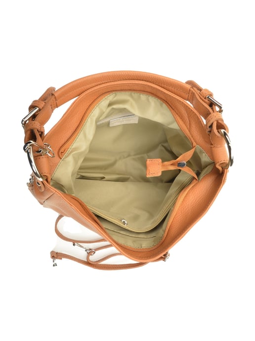 Anna Luchini SS22 AL 1516 Brown Leather Bag - Image 3