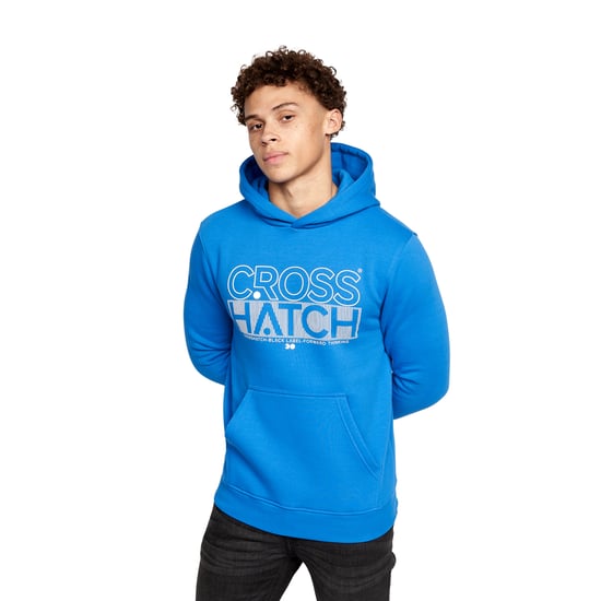 Crosshatch Mens Larmen Hoodie (Pack of 2) (Navy/Blue) - Image 3
