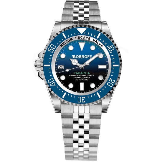Bobroff Reloj de hombre Automático plata azul - Image 1