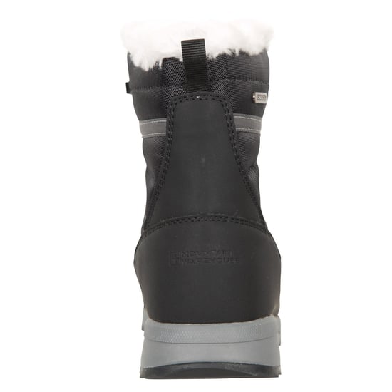 Mountain Warehouse Womens/Ladies Leisure II Snow Boots (Jet Black/White) - Image 2