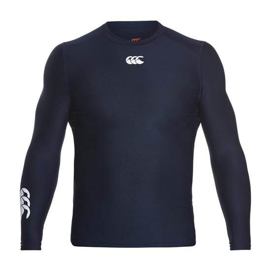 Canterbury Mens ThermoReg Long Sleeve Base Layer Top (Navy)