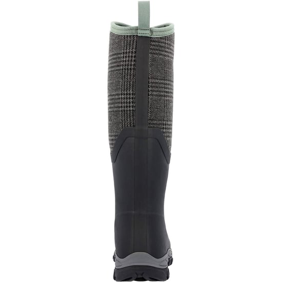 Muck Boots Arctic Sport II Tall Rubber Black/Plaid Wellington Boots - Image 2