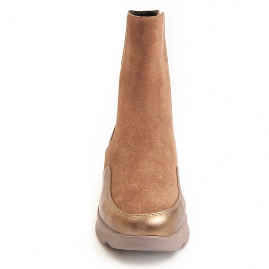 Montevita Wedge Ankle Boot Calig2 In Brown