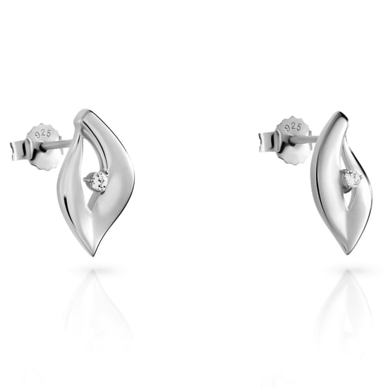 Orphelia 'Milan' Women's 925 Sterling Silver Stud Earrings - Silver ZO-7519 - Image 5