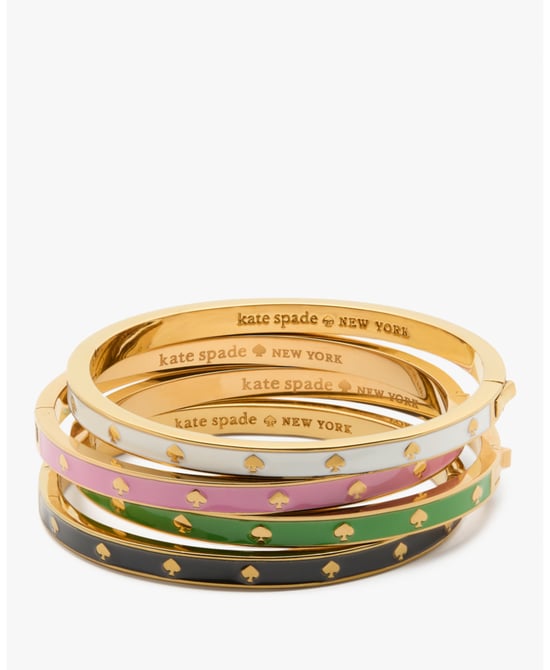 Enamel Hinged Bangle
