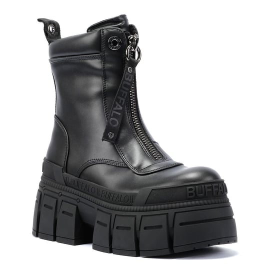 Buffalo Gospher Zip Women's Black Boots - Image 2