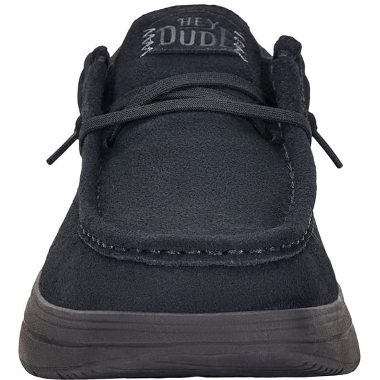 HEYDUDE Wally X Suede Men's Black Boat Shoes - Image 5
