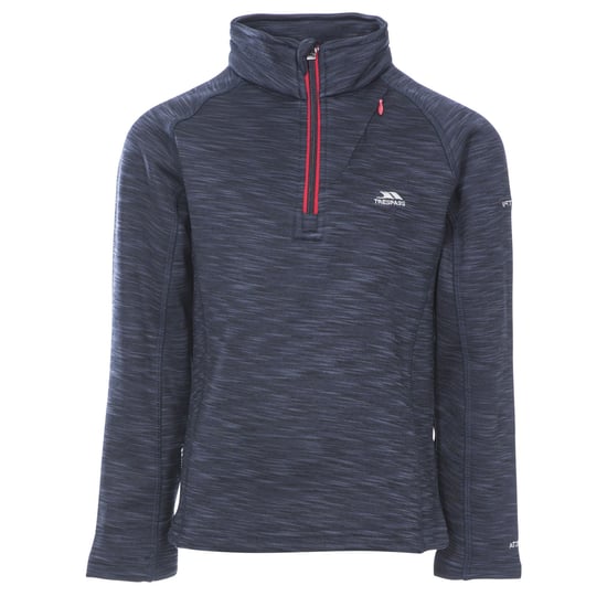 Trespass Childrens Boys Edvin Fleece Top (Navy Marl) - Image 1