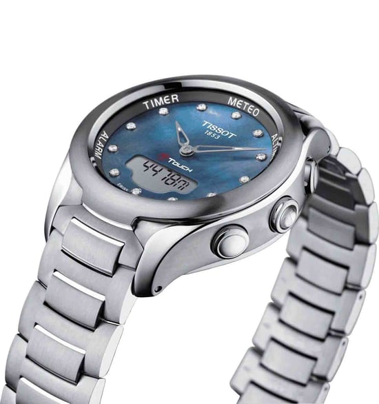 Tissot T-touch Solar Women's Silver Watch T0752201110601 - Image 2