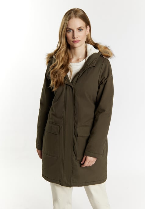 Dreimaster winter parka women dark olive - Image 3