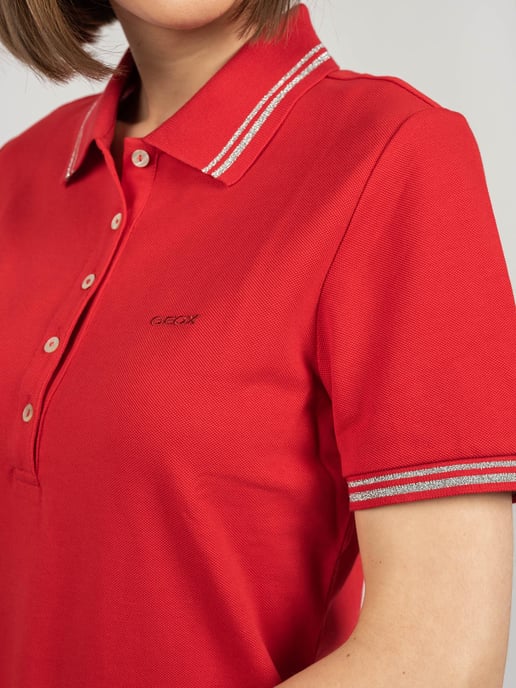 Geox Polo shirt Sustin Woman's Red