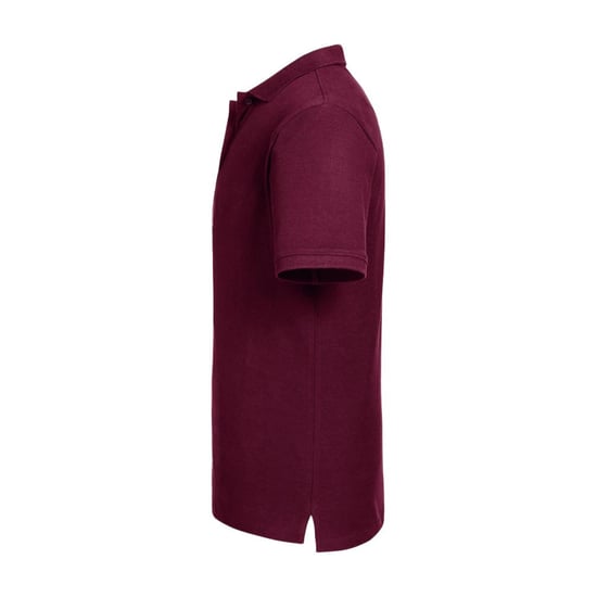 Russell Mens Pure Organic Polo (Burgundy)
