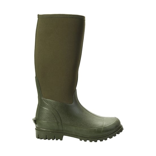 Mountain Warehouse Mens Mucker Neoprene Wellington Boots (Khaki Green) - Image 4