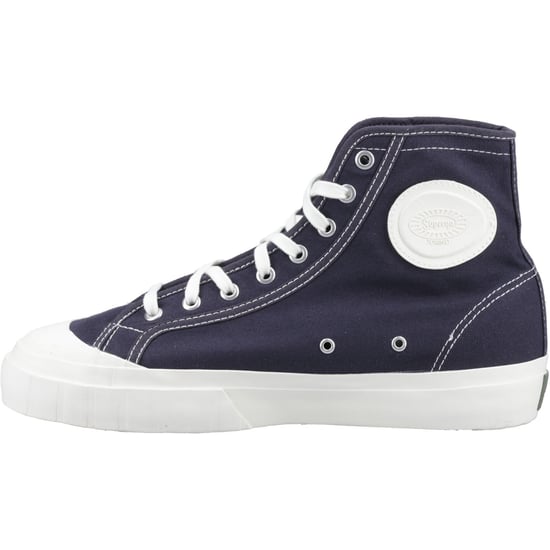 Superga 3192 Campionato Basket 100% Cotton Men's Blue Grey Dark Boots - Image 4